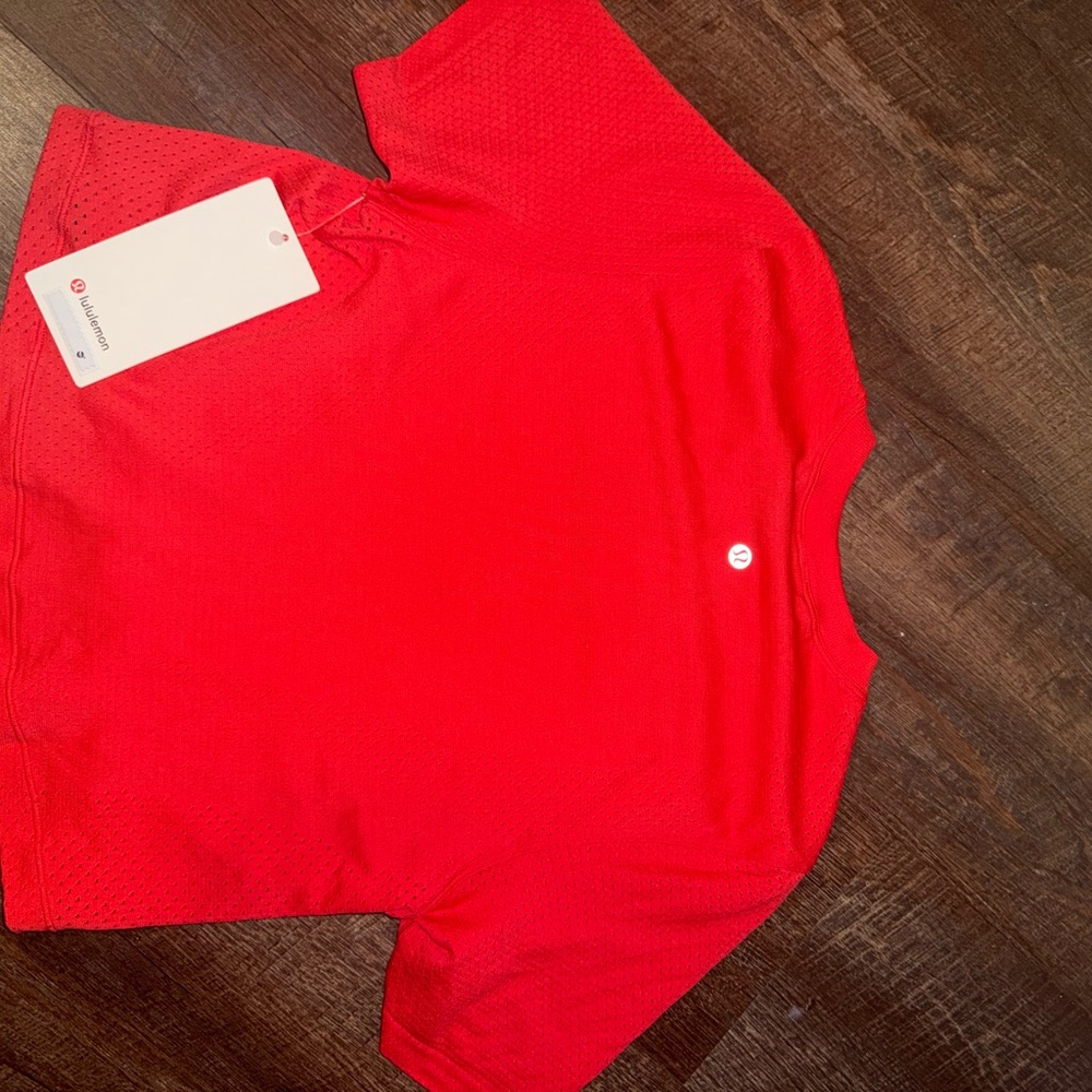 Lululemon Swiftly High Low Cropped Short Sleeve - Picture 5 of 6